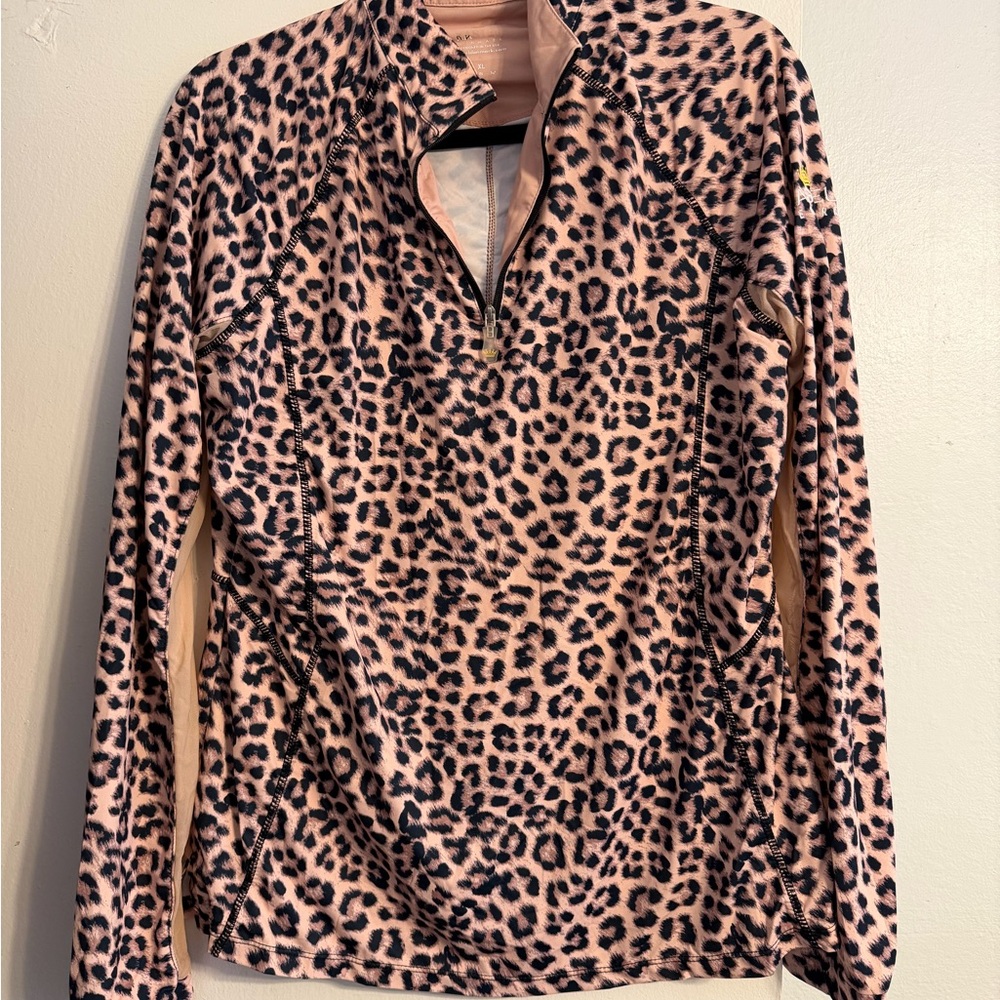 Kastel Leopard Print Long Sleeve Women's Top